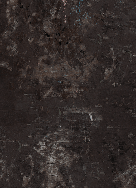 Fondo fotografico scuro, grunge, graffiato, opaco per set fotografici rustici
