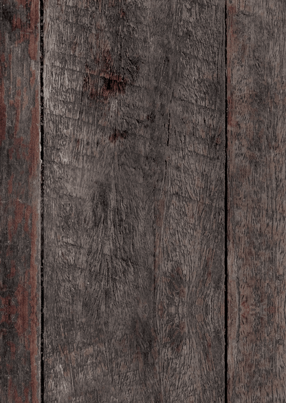 Sfondo fotografico ACERO in vinile, con legno grezzo e doghe rustiche, ideale per esaltare piatti grazie alla sua venatura realistica e accogliente