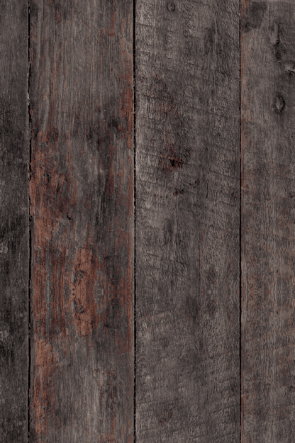 Sfondo fotografico ACERO in vinile, con legno grezzo e doghe rustiche, ideale per esaltare piatti grazie alla sua venatura realistica e accogliente