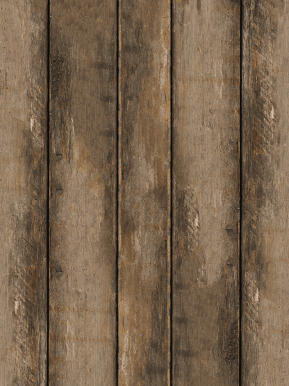 Sfondo fotografico AMBRA, con legno a doghe di diverse dimensioni in tonalità calde. L'atmosfera rustica e vissuta rende questo sfondo molto versatile.