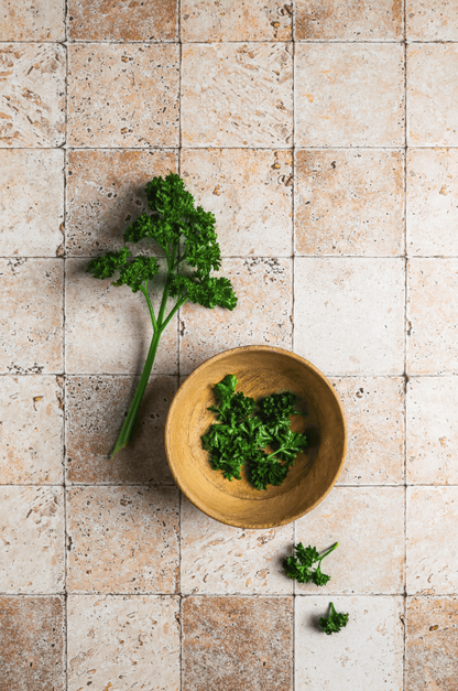 sfondo fotografico con mattonelle beige dalla texture rustica e dinamica