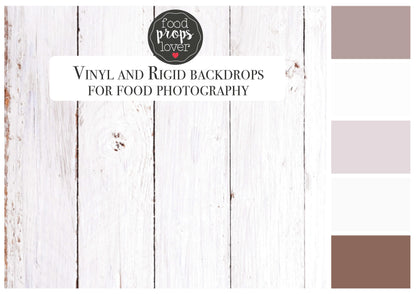 BIANCO SHABBY foodpropslover food backdrop, food photo backdrops,  professional photo background