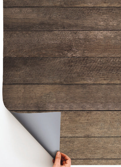 Sfondo fotografico CILIEGIO in vinile, con doghe orizzontali di legno, venature distinte e tonalità calde, perfetto per food photography rustica