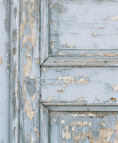 INDACO: Sfondo fotografico in legno azzurro polveroso, ideale per food photography, rustico, vintage, naturale, accogliente, atmosfera fresca.