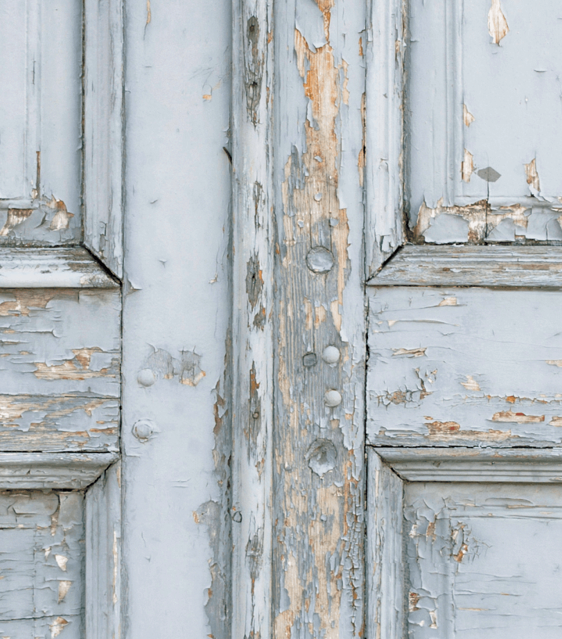 INDACO: Sfondo fotografico in legno azzurro polveroso, ideale per food photography, rustico, vintage, naturale, accogliente, atmosfera fresca.