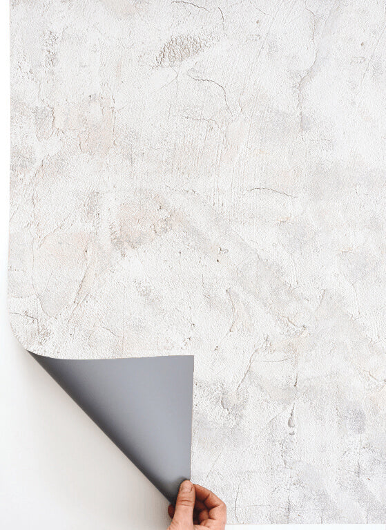 Sfondo fotografico in vinile con superficie effetto intonaco chiaro, perfetto per fotografie di food. Perfetto da usare sia come base che come sfondo.