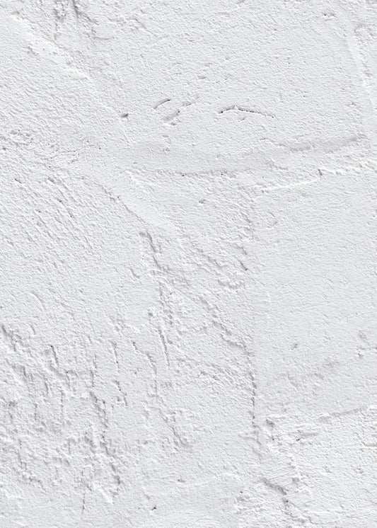 Sfondo fotografico in vinile 'Latte' con superficie opaca e texture liscia, tono neutro caldo che richiama l'intonaco bianco e ruvido. Ideale per fotografie di food