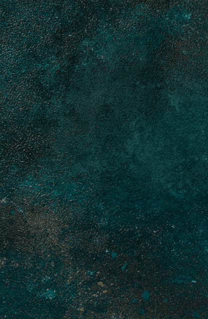 MALACHITE: Sfondo in vinile elegante con texture verde scuro e blu petrolio, ideale per food photography sofisticata