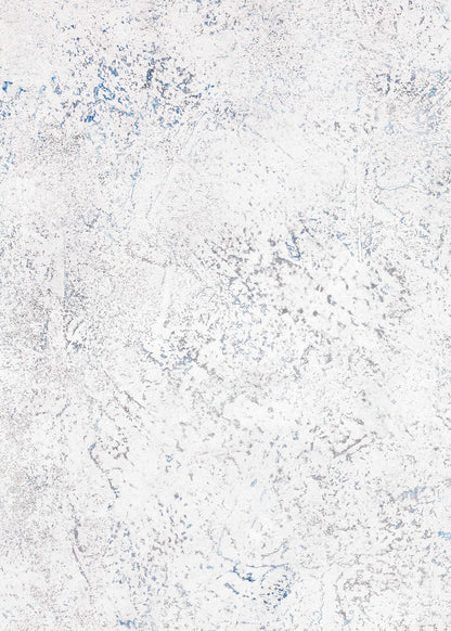 Sfondo in vinile modello Onda con base chiara e macchie di colore azzurre, blu o grigie