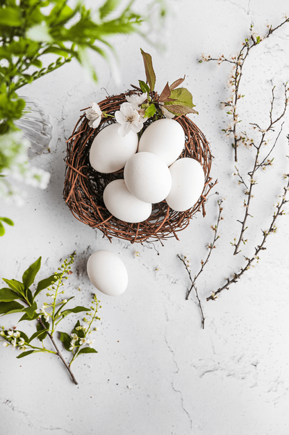  Sfondo fotografico in vinile con toni chiari e sfumature neutre, opaco e versatile per composizioni soft e delicate.