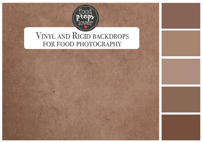 sfondi fotografici per la food photography arrotolati con vista dall'alto
