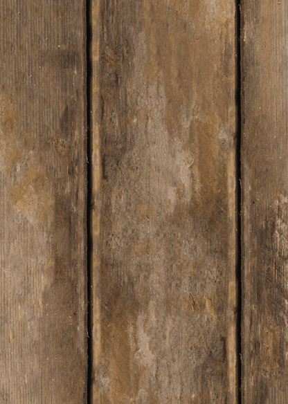 Sfondo fotografico AMBRA, con legno a doghe di diverse dimensioni in tonalità calde. L'atmosfera rustica e vissuta rende questo sfondo molto versatile.