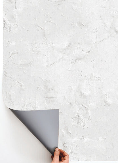 Sfondo fotografico in vinile con texture chiara effetto intonaco materico, ideale per food e product photography dallo stile luminoso e naturale.