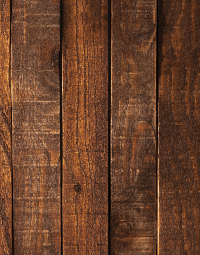 Sfondo fotografico ROVERE in vinile, con doghe di legno sfalsate e texture calda, ideale per food photography rustica e dinamica