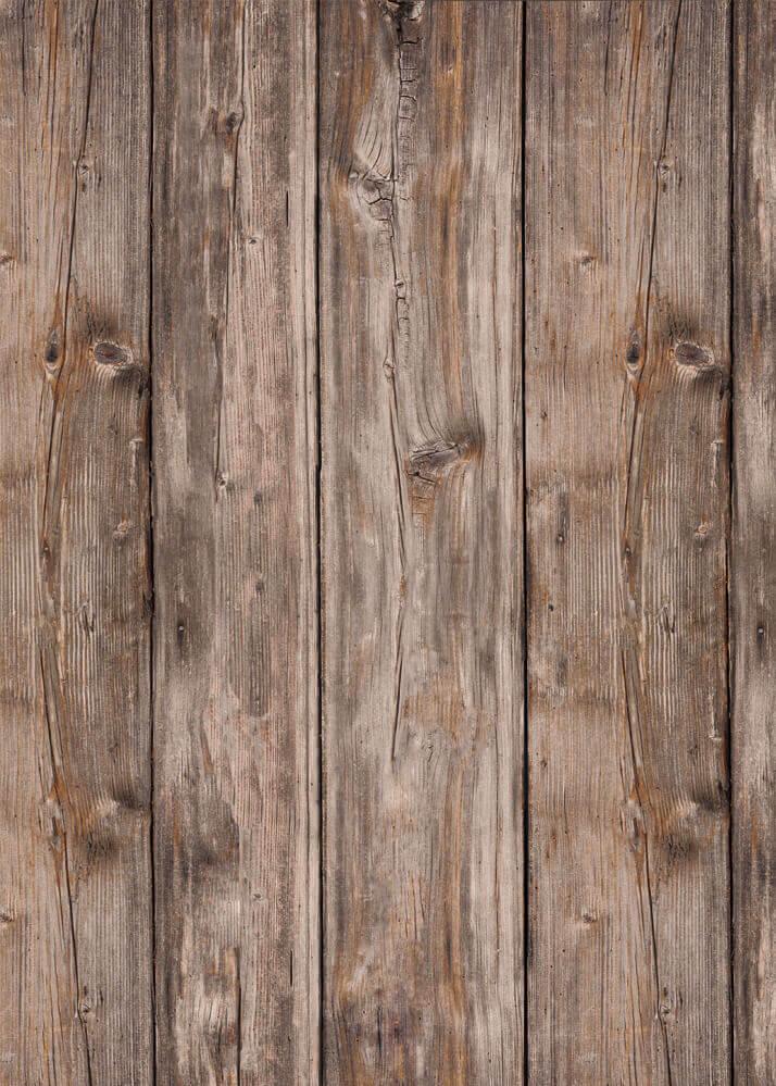 Sfondo fotografico SAVANA in vinile arrotolabile, con legno a doghe grezze dalla texture materica e ben definita. Caldo e avvolgente, perfetto per ogni stagione