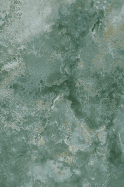 Lo sfondo "Smeraldo" presenta un verde intenso con venature, ideale per food photography. Elegante come il marmo
