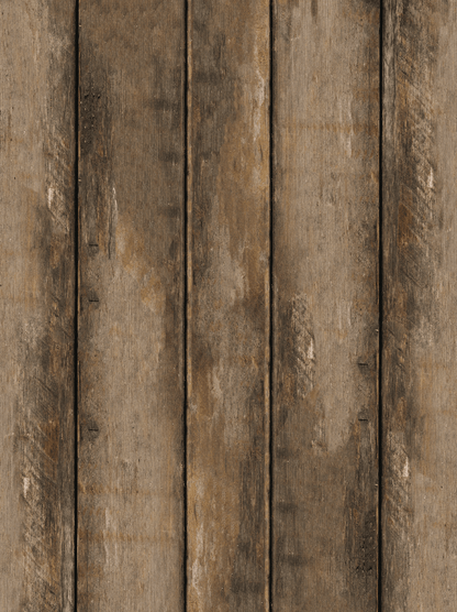 Sfondo fotografico AMBRA, con legno a doghe di diverse dimensioni in tonalità calde. L'atmosfera rustica e vissuta rende questo sfondo molto versatile.
