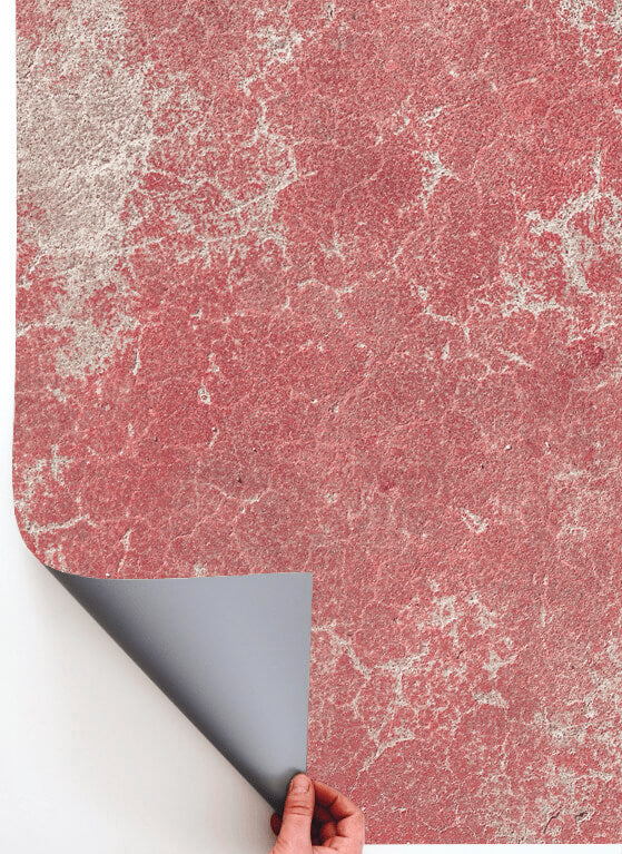 Sfondo fotografico ANEMONE in vinile, con muro consumato e ruvido, ideale per food photography rustica, naturale e accogliente