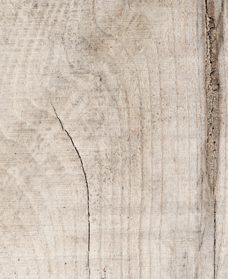 Sfondo fotografico CREMA in vinile effetto legno chiaro invecchiato, neutro e raffinato, ideale per scatti di cibo rustico e autentico.