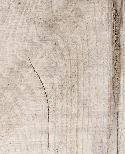 Sfondo fotografico CREMA in vinile effetto legno chiaro invecchiato, neutro e raffinato, ideale per scatti di cibo rustico e autentico.