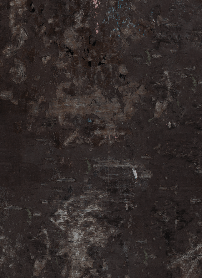 Fondo fotografico scuro, grunge, graffiato, opaco per set fotografici rustici
