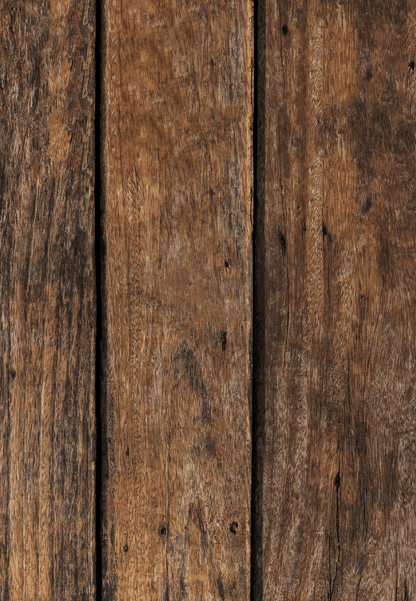 Sfondo fotografico IROKO in vinile, con doghe intrecciate in orizzontale e verticale, perfetto per scatti rustici e tradizionali di cibo casalingo.