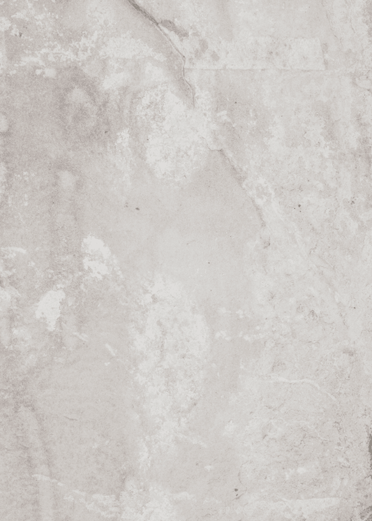 Sfondo Luna in vinile effetto pietra neutra, con venature e macchie tenui. Perfetto per set delicati e fotografia food.
