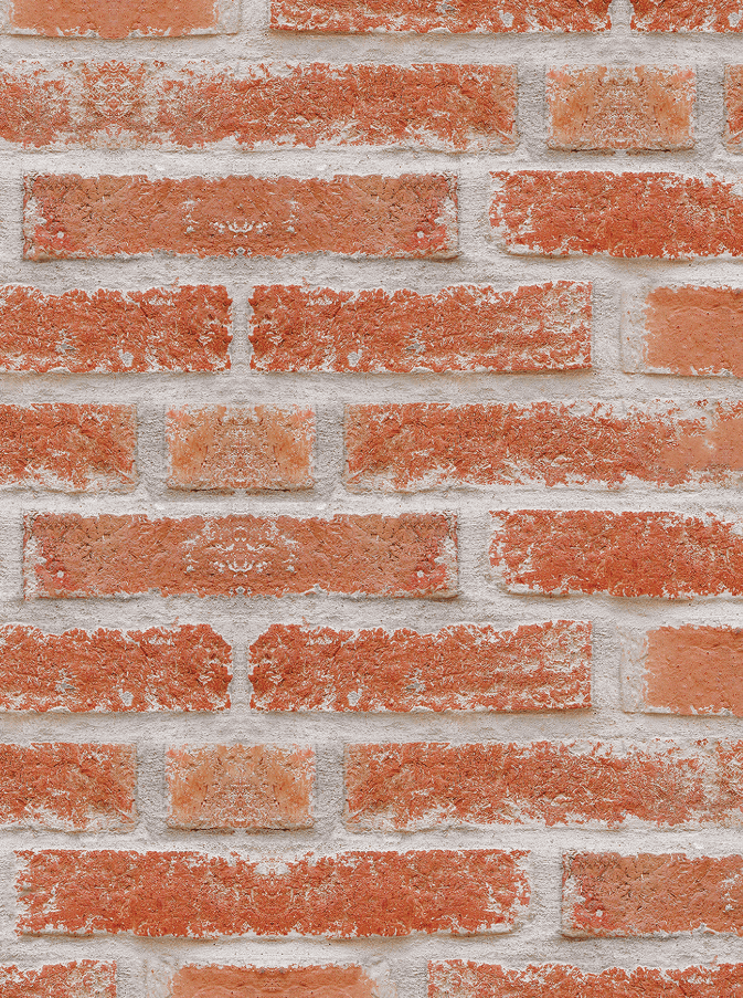 sfondo fotografico di piccoli mattoni rossi