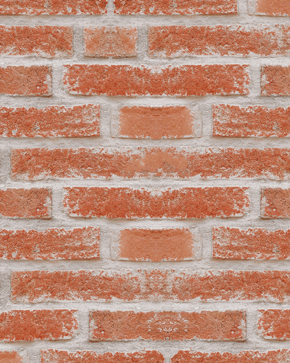 sfondo fotografico di piccoli mattoni rossi