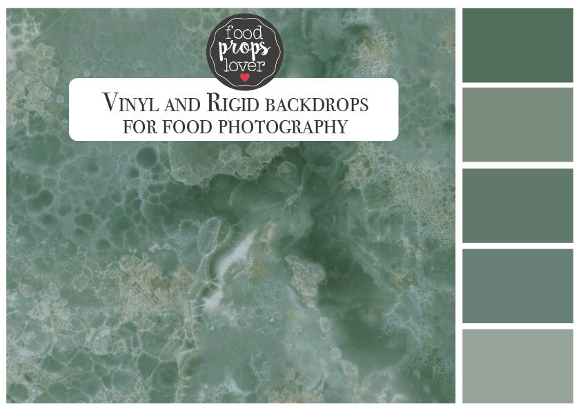 palette colori utilizzata per lo sfondo fotografico SMERALDO
