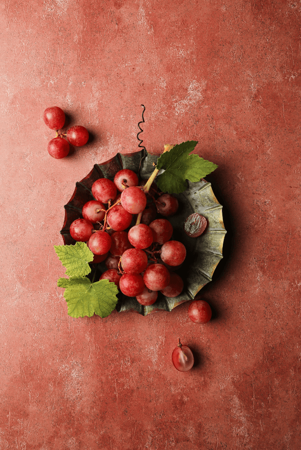 Sfondo fotografico TERRACOTTA in vinile con sfumature tono su tono, rustico e dinamico, ideale per food photography calda e accogliente.