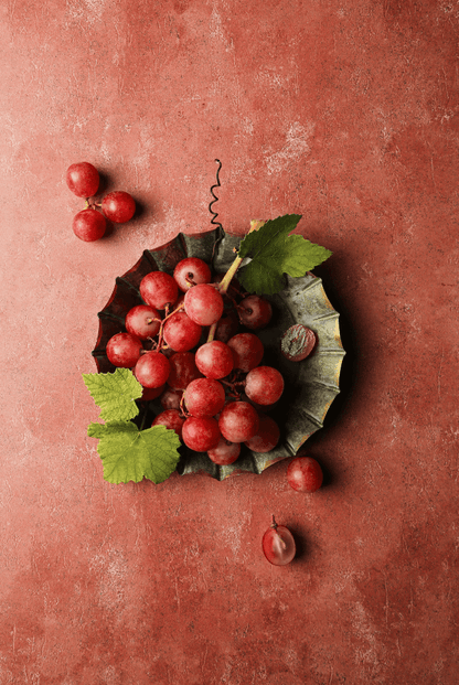 Sfondo fotografico TERRACOTTA in vinile con sfumature tono su tono, rustico e dinamico, ideale per food photography calda e accogliente.
