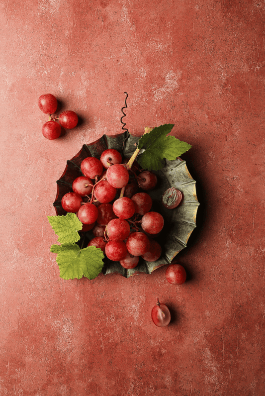 Sfondo fotografico TERRACOTTA in vinile con sfumature tono su tono, rustico e dinamico, ideale per food photography calda e accogliente.