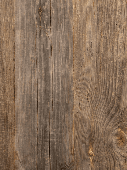 Sfondo fotografico per food photography in vinile con effetto legno rustico e vissuto, perfetto per scatti caldi e autentici.