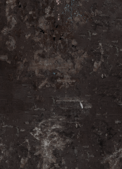 Fondo fotografico scuro, grunge, graffiato, opaco per set fotografici rustici
