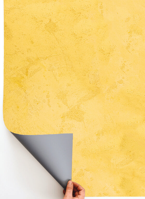 Sfondo fotografico GIRASOLE in vinile, giallo luminoso e allegro, perfetto per dolci colorati, cocktail e food photography vivace.