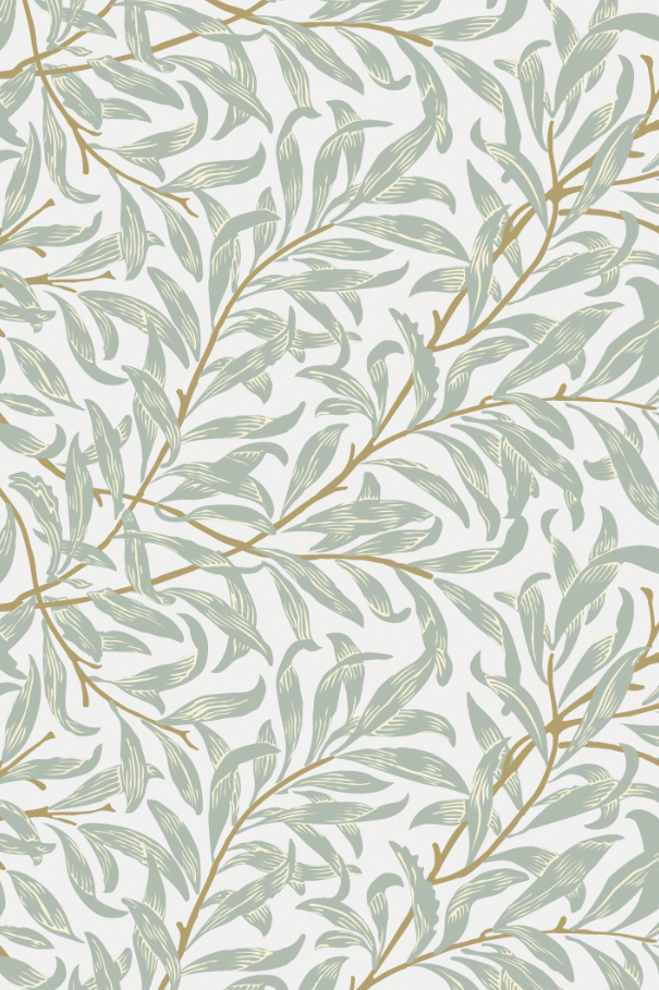 Texture/14: Sfondo fotografico elegante con foglie verdi e rami stilizzati su base bianca, perfetto per valorizzare prodotti, packaging e oggetti.