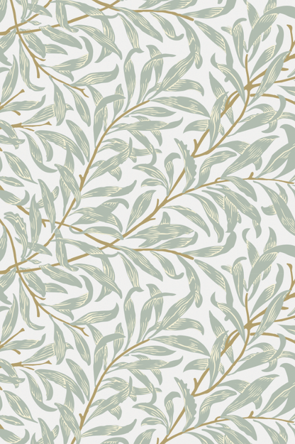 Texture/14: Sfondo fotografico elegante con foglie verdi e rami stilizzati su base bianca, perfetto per valorizzare prodotti, packaging e oggetti.