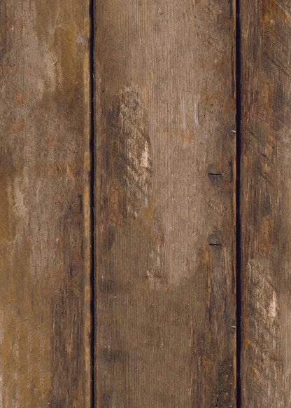 Sfondo fotografico AMBRA, con legno a doghe di diverse dimensioni in tonalità calde. L'atmosfera rustica e vissuta rende questo sfondo molto versatile.