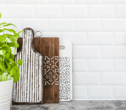 BRIGHTON foodpropslover backdrop surface, food photo props, food photograpy, food surface, foodstyling, mattonelle, mattonelle bianche, parete, photography props, product photography, rigid backdrops, sfondi rigidi, sfondo rigido, still life backdrops, still life props, texture, vintage tiles, wall texture, waterproof backdrops, white tiles