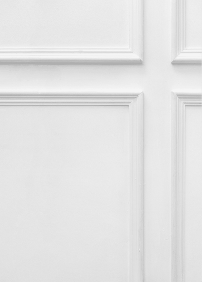 legno bianco effetto boiserie. Molto elegante e raffinata. Perfetto come sfondo